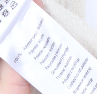 Quechua Women’s Beige High Neck Fleece Sweatshirt Size 10