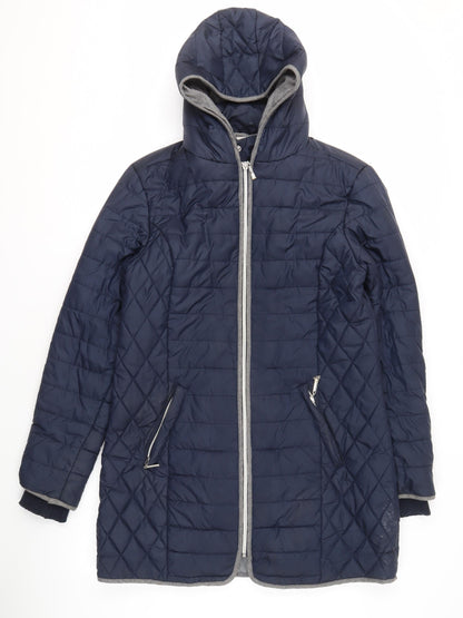 Cotton Traders Women's Navy Quilted Puffer Jacket 12