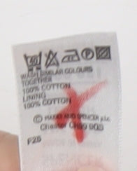 Marks and Spencer Women's White Knee Length Skirt