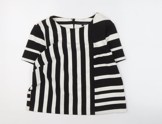 Womens UK Size 12 Marks and Spencer Black Basic Blouse
