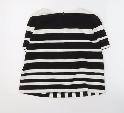 Womens UK Size 12 Marks and Spencer Black Basic Blouse