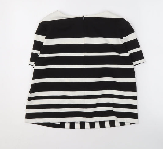 Womens UK Size 12 Marks and Spencer Black Basic Blouse
