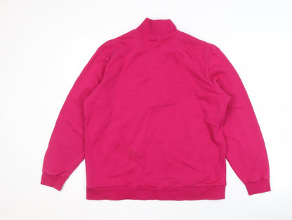 Womens UK Size M Marks and Spencer Pink Pullover Sweatshirt