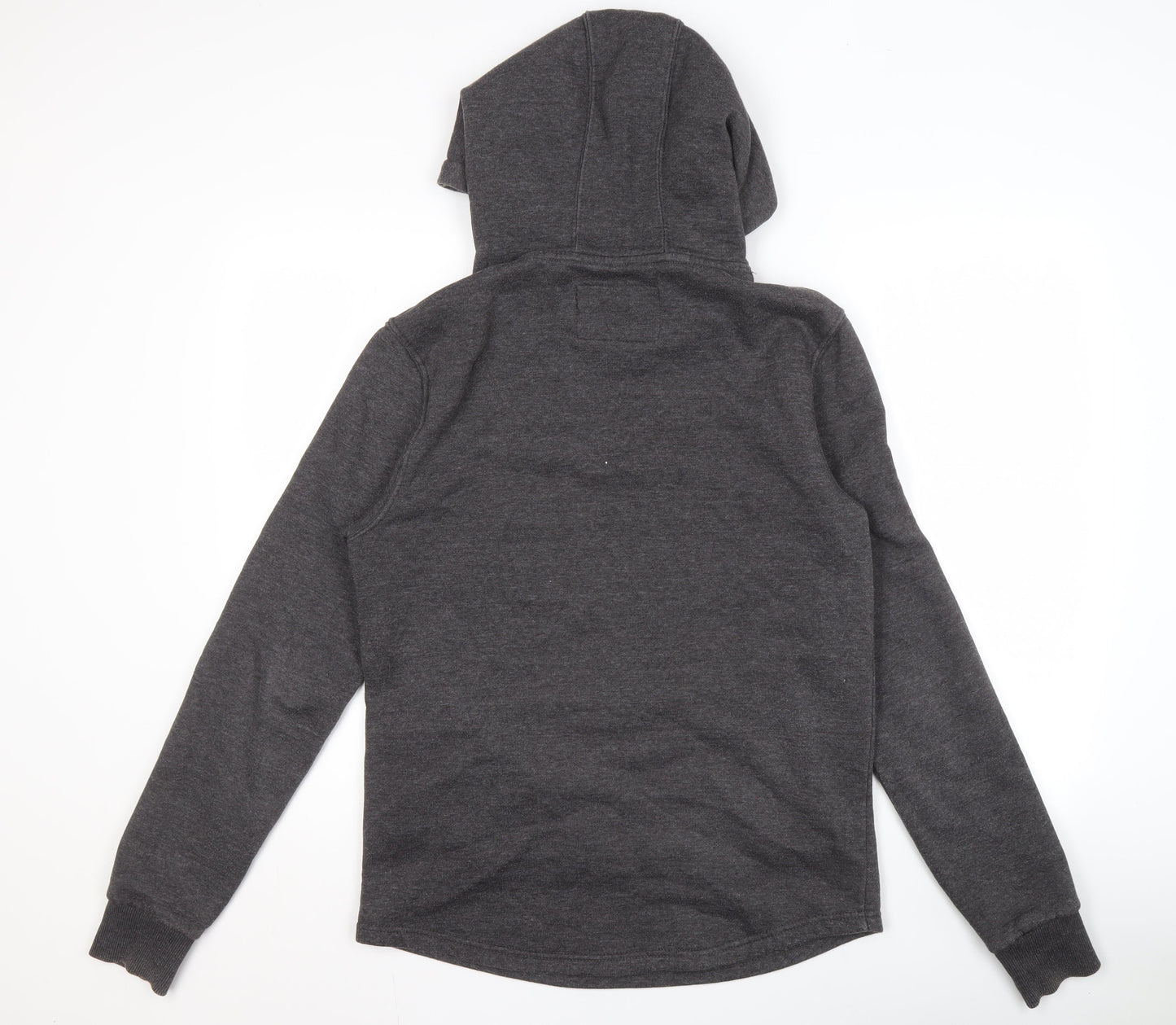 AKAI Men's Grey Hoodie, Size S, Pullover, Logo Design