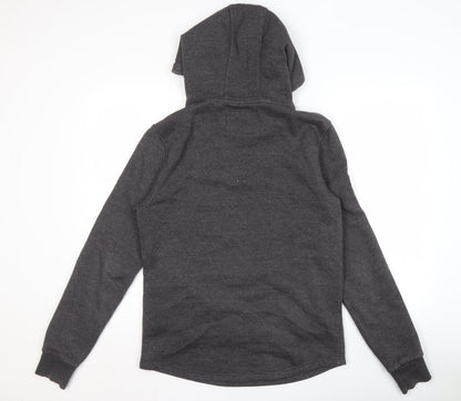 AKAI Men's Grey Hoodie, Size S, Pullover, Logo Design