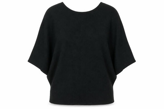 Womens UK Size 8 Apricot Black Pullover Jumper