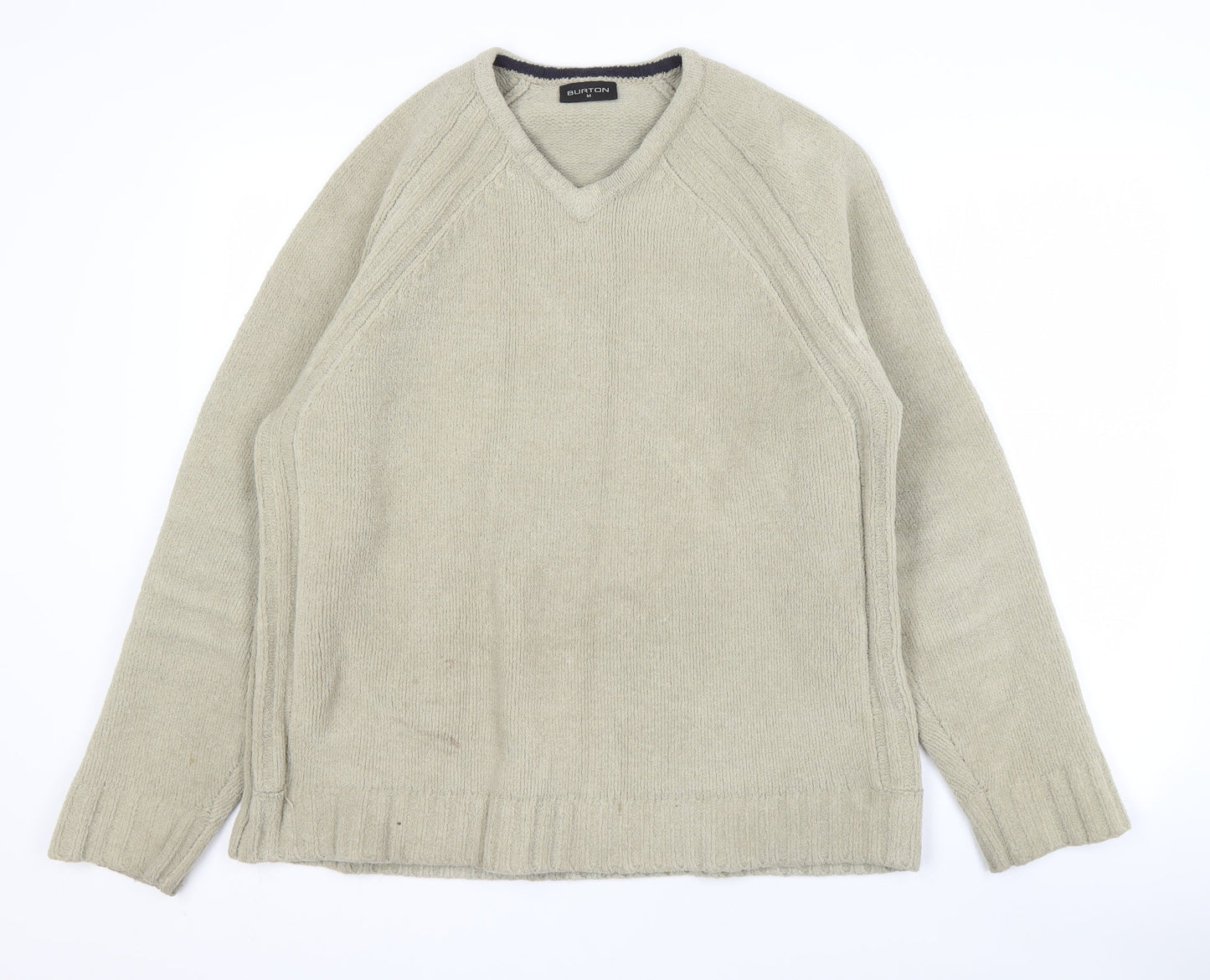 Mens UK Size M Burton Beige Pullover Sweatshirt