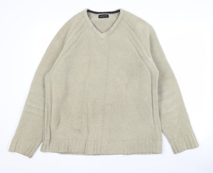 Mens UK Size M Burton Beige Pullover Sweatshirt