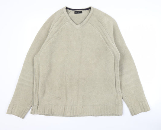 Mens UK Size M Burton Beige Pullover Sweatshirt