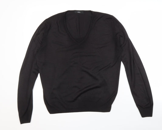Womens UK Size 12 Marks and Spencer Black Pullover Jumper