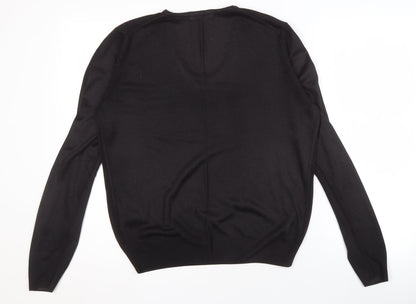 Womens UK Size 12 Marks and Spencer Black Pullover Jumper