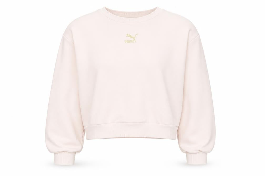 Womens UK Size 12 PUMA Ivory Pullover Sweatshirt