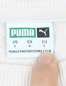 Puma Women's Ivory Pullover Sweatshirt, Size 12