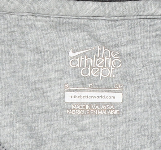 Nike Unisex Grey Full Zip Hoodie, Size S