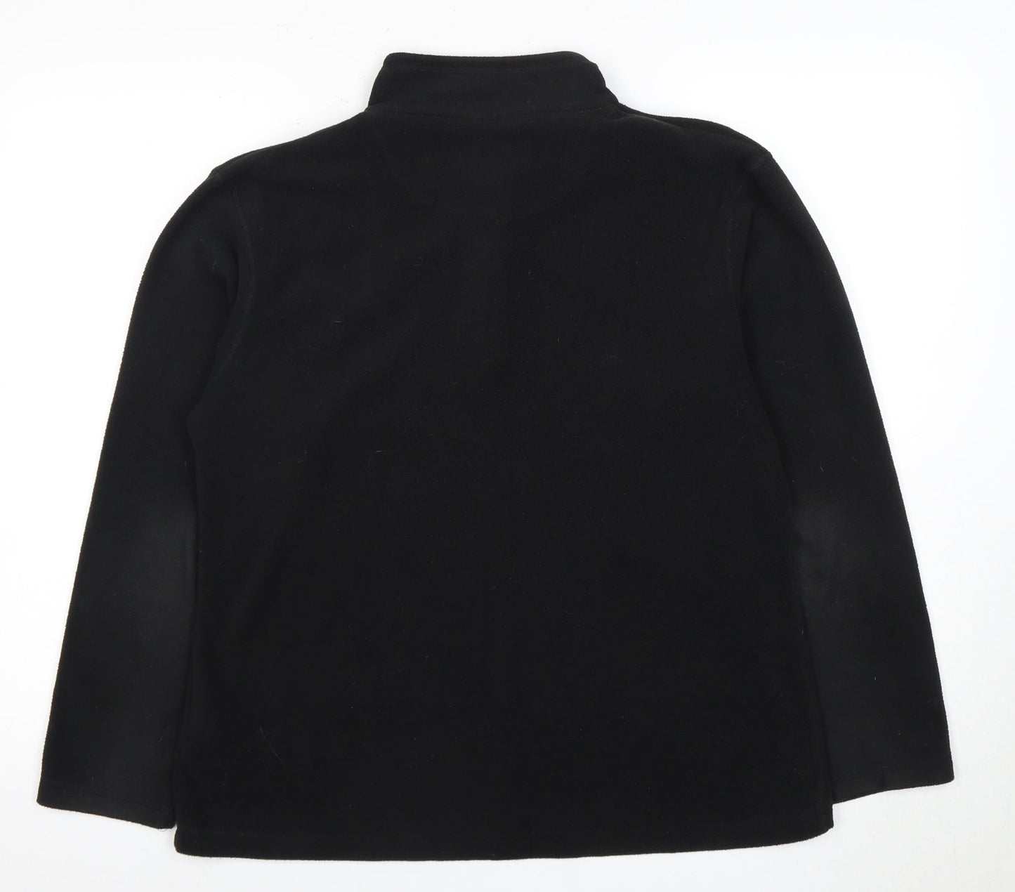 Regatta Women's Black 1/4 Zip Fleece Sweatshirt Size 14