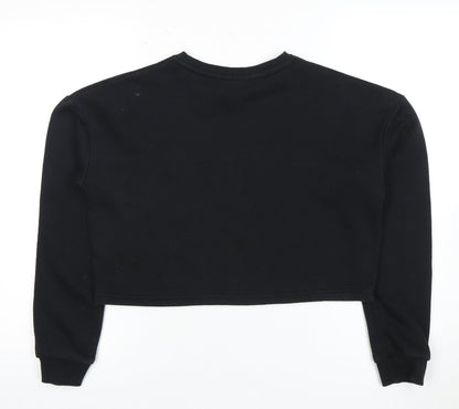 FILA Women's Black XS Pullover Sweatshirt Logo