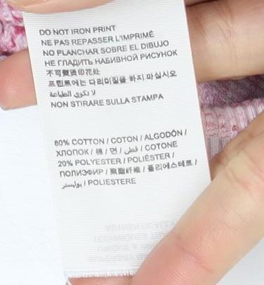 Superdry Women's Pink Striped Knit Hoodie M