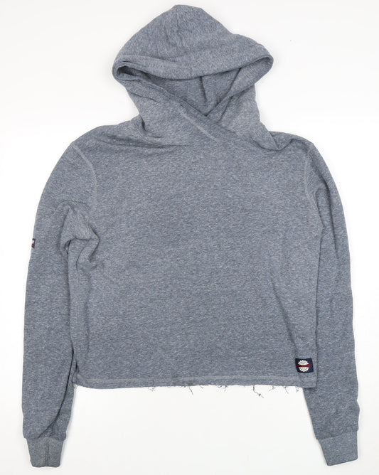Superdry Women's Blue Pullover Hoodie Size S