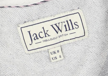 Womens UK Size 8 Jack Wills Grey Pullover Sweatshirt