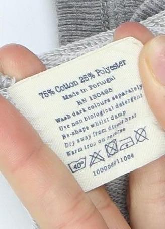 Womens UK Size 8 Jack Wills Grey Pullover Sweatshirt