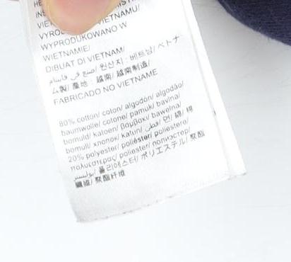 Calvin Klein Jeans Women's Blue XS Full Zip Hoodie