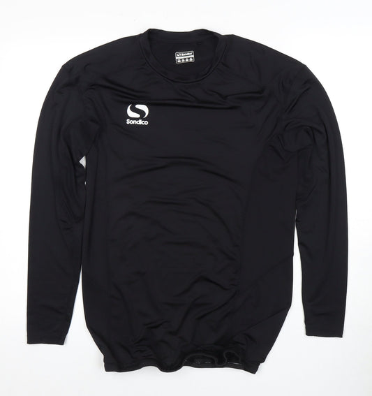 Sondico Unisex Black 2XL Pullover Gym Top