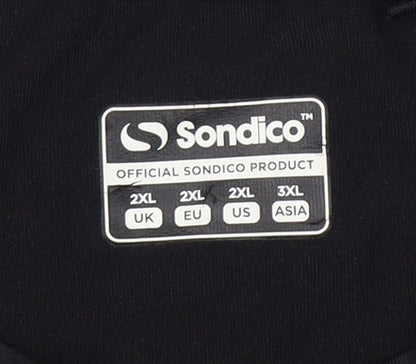 Sondico Unisex Black 2XL Pullover Gym Top