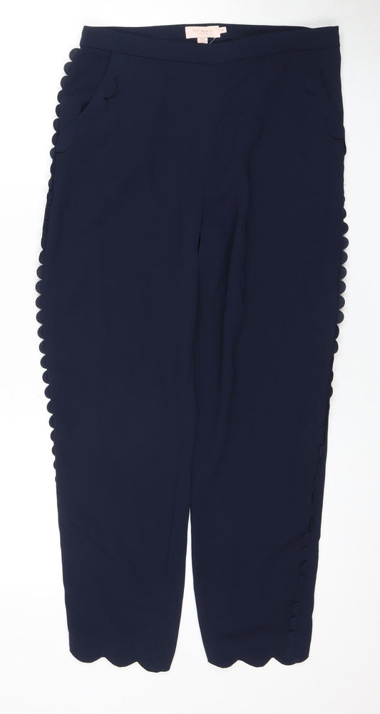 Ted Baker Women's Blue Trousers Size 10