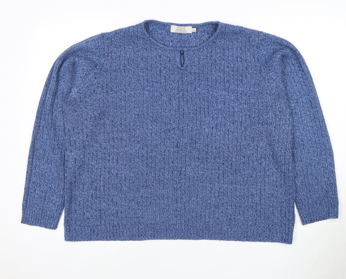 Womens UK Size L Honor Millburn Blue Pullover Jumper