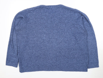 Womens UK Size L Honor Millburn Blue Pullover Jumper