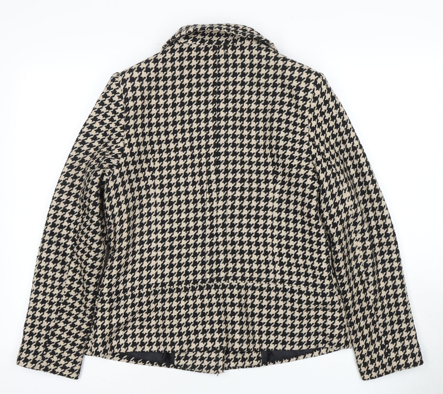 Isle Women's Black Houndstooth Blazer Size 12