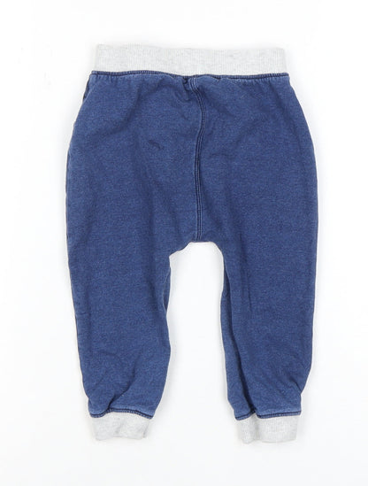 George Unisex Baby Blue Spiderman Jogger Trousers 12-18M