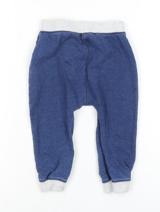 George Unisex Baby Blue Spiderman Jogger Trousers 12-18M