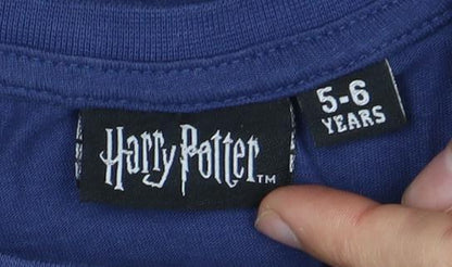 Boys Blue Harry Potter Ravenclaw T-Shirt 5-6 Years