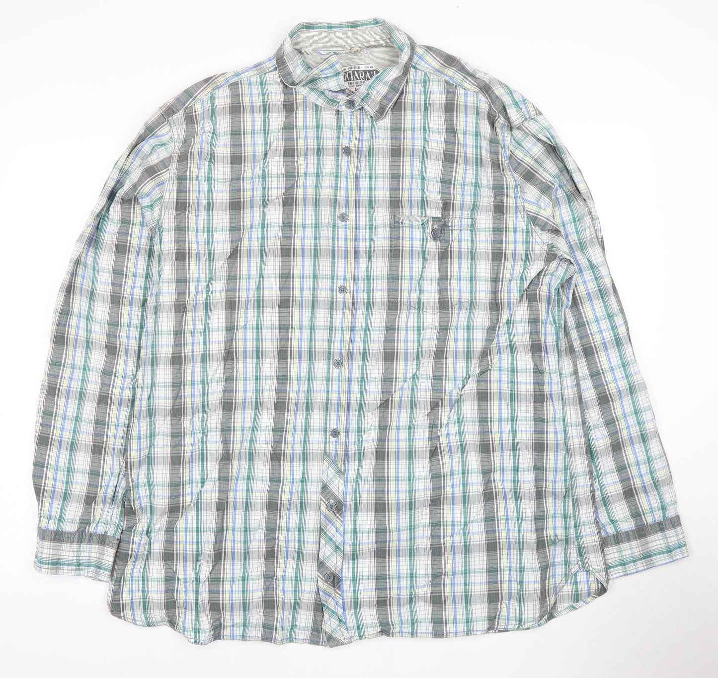 Mens UK Collar Size 2XL Mantomy Smart Green  Dress Shirt