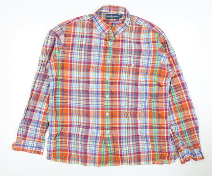 Ralph Lauren Men's XL Multi-Coloured Plaid Shirt