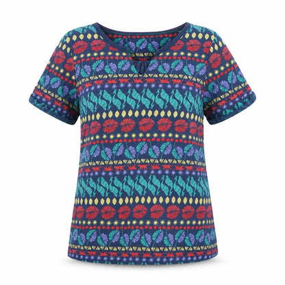 Womens UK Size 8 White Stuff Multicoloured Basic T-Shirt