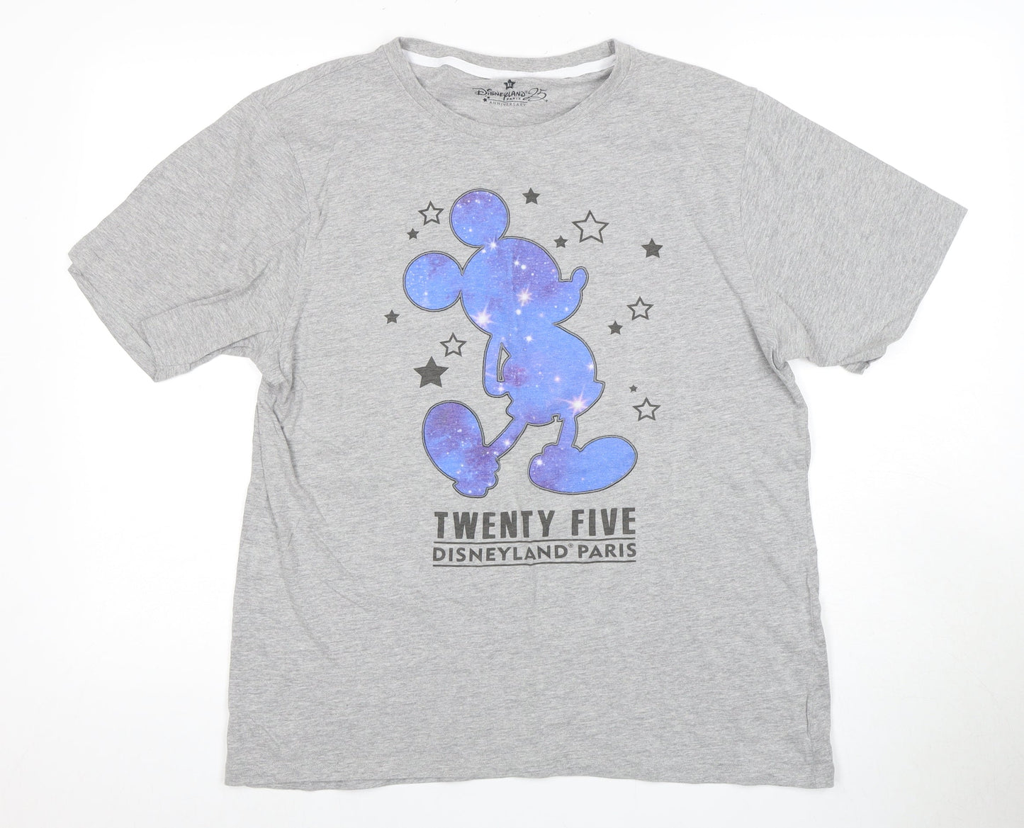 Mens UK Size XL Disney Grey  T-Shirt