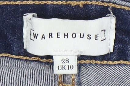 Womens UK Size 10 Warehouse Slim Fit Skinny Blue Jeans