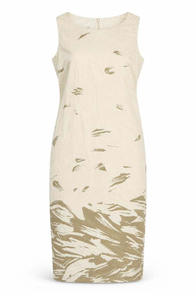 Alexon Women’s Beige Midi Dress - Size 14