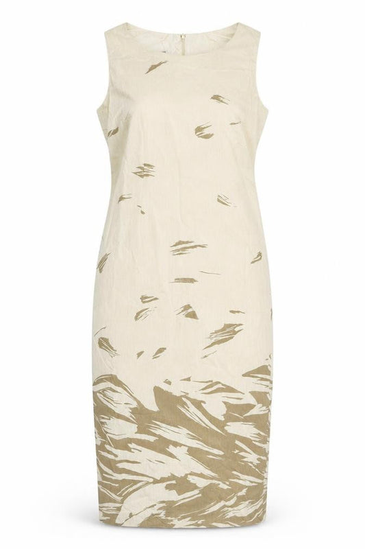 Alexon Women’s Beige Midi Dress - Size 14