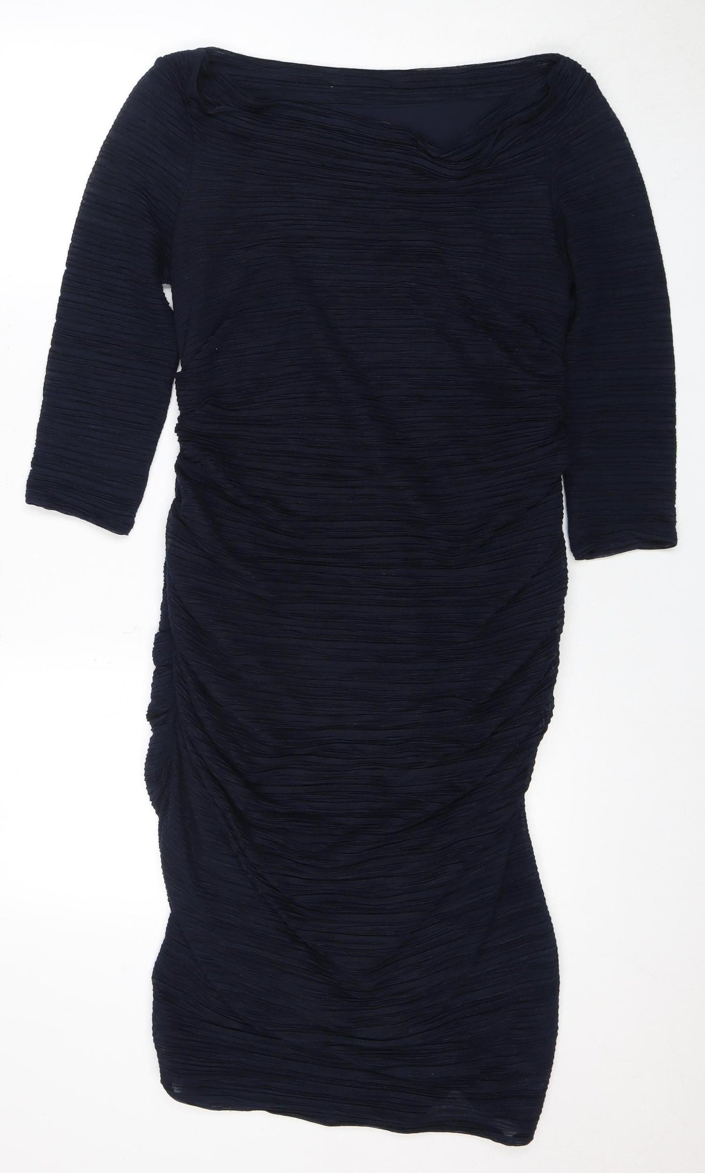 Jane Norman Women's Blue Bodycon Dress Size 16