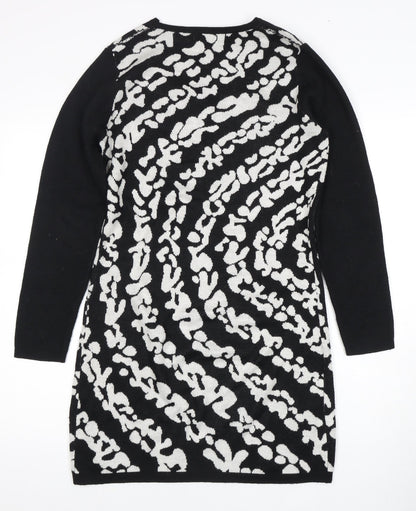 Klass Women's Black & White Jumper Dress Size S