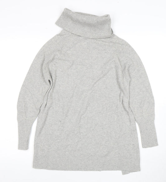 Womens UK Size 6 Warehouse Grey Pullover Jumper