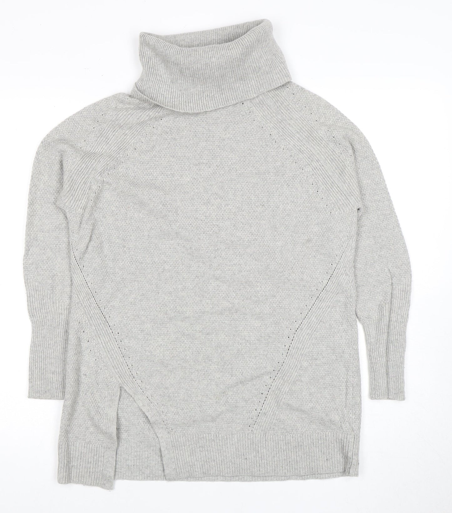 Womens UK Size 6 Warehouse Grey Pullover Jumper