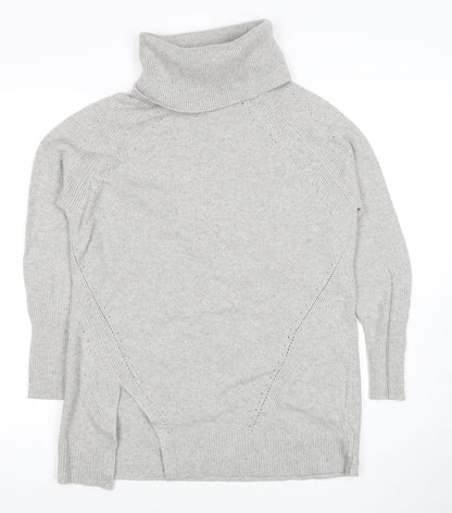 Womens UK Size 6 Warehouse Grey Pullover Jumper