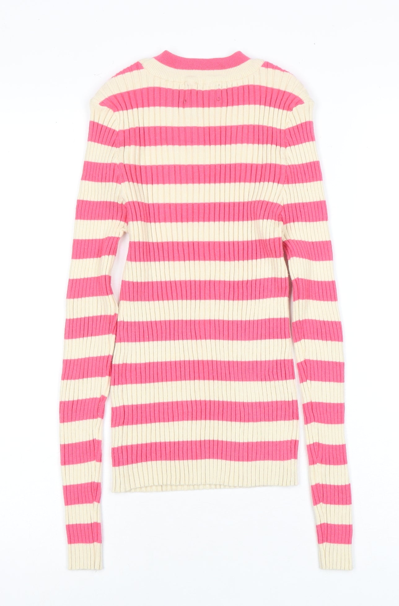 Womens UK Size S Pieces Multicoloured Pullover Jumper
