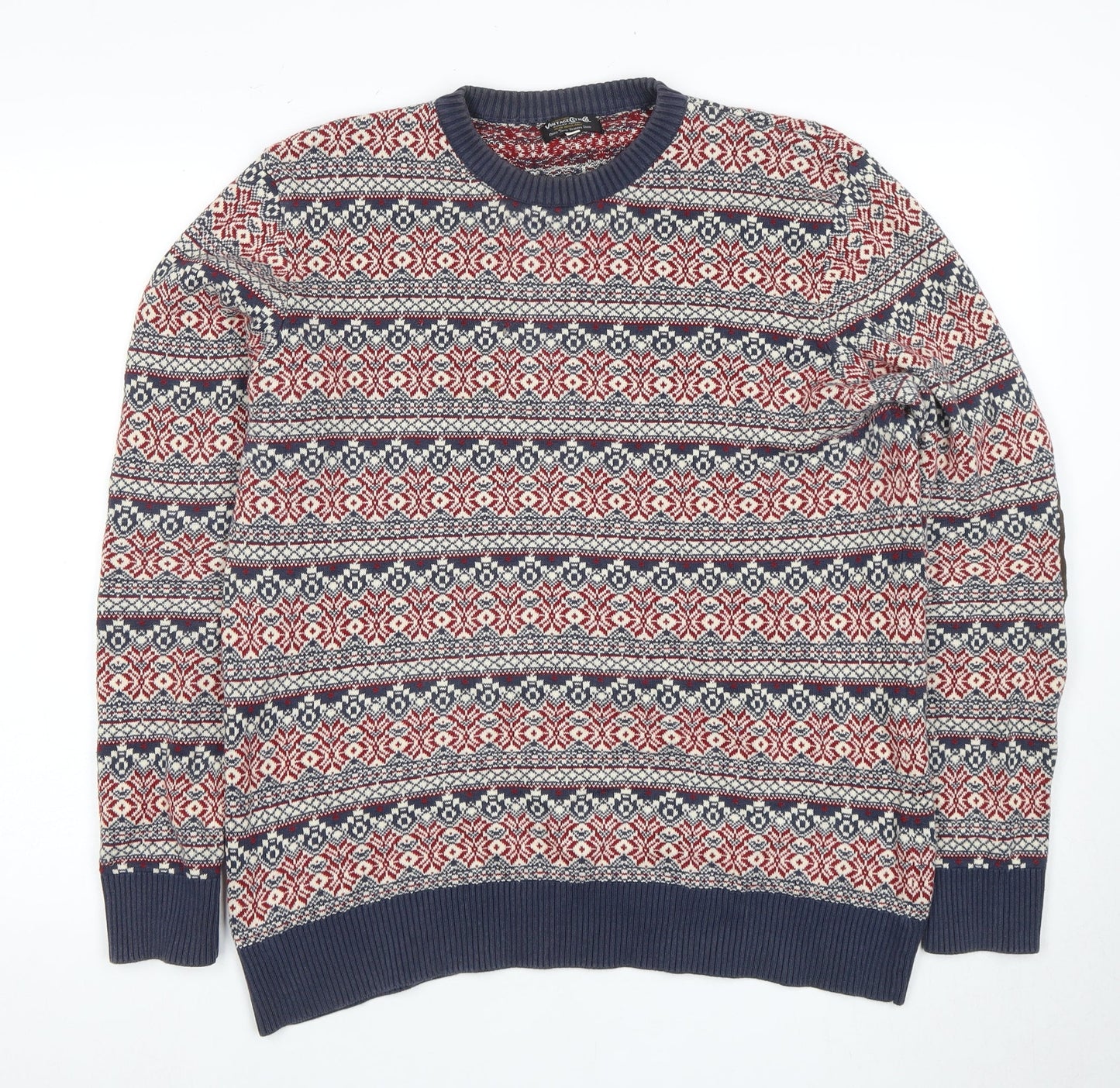 Jack & Jones Vintage Men's Multicoloured Pullover Jumper