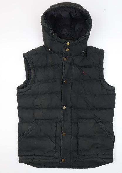 Womens UK Size M Jack Wills Black Puffer Jacket