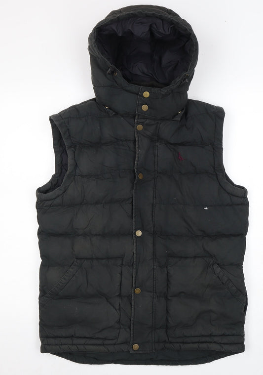 Womens UK Size M Jack Wills Black Puffer Jacket